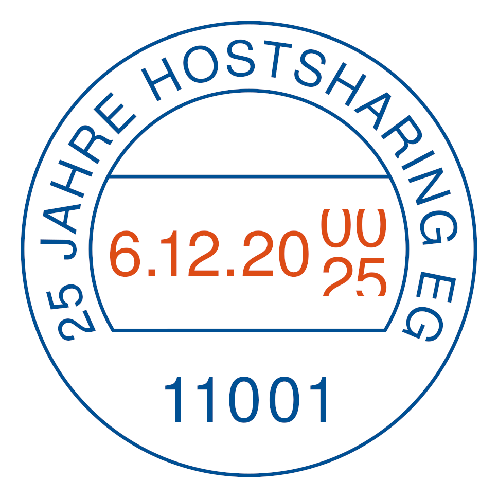 Poststempel, im Halbkreis oben steht 